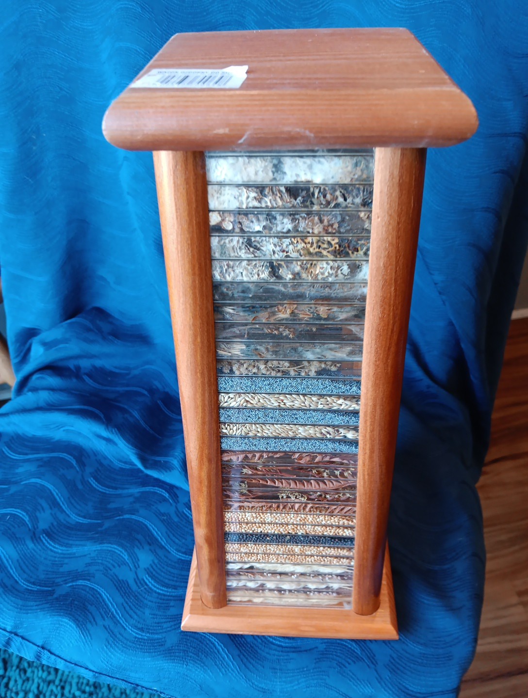 Wooden Very Unique Tall Candle Holder?