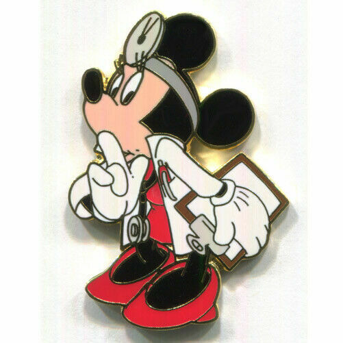 Disney Pin Minnie Mouse Doctor Disney Store Japan Trading Pin