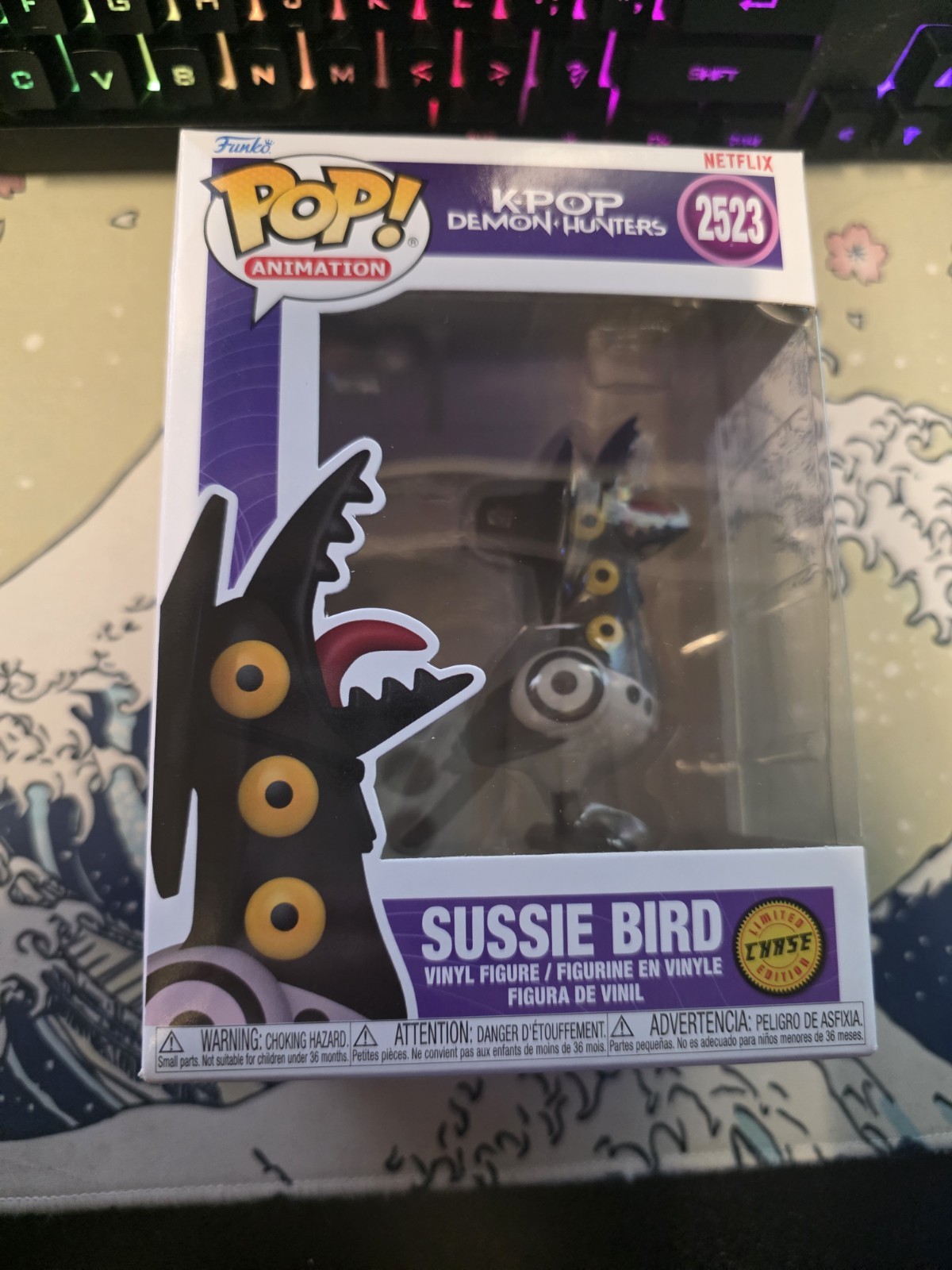 K-POP Demon Hunters Sussie Bird 2523 Funko Pop 1/72 CHASE IN HAND