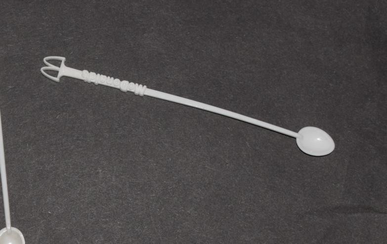 NOS VINTAGE 1970s MCDONALD'S PLASTIC COFFEE STIRRING - COKE SPOON NEW