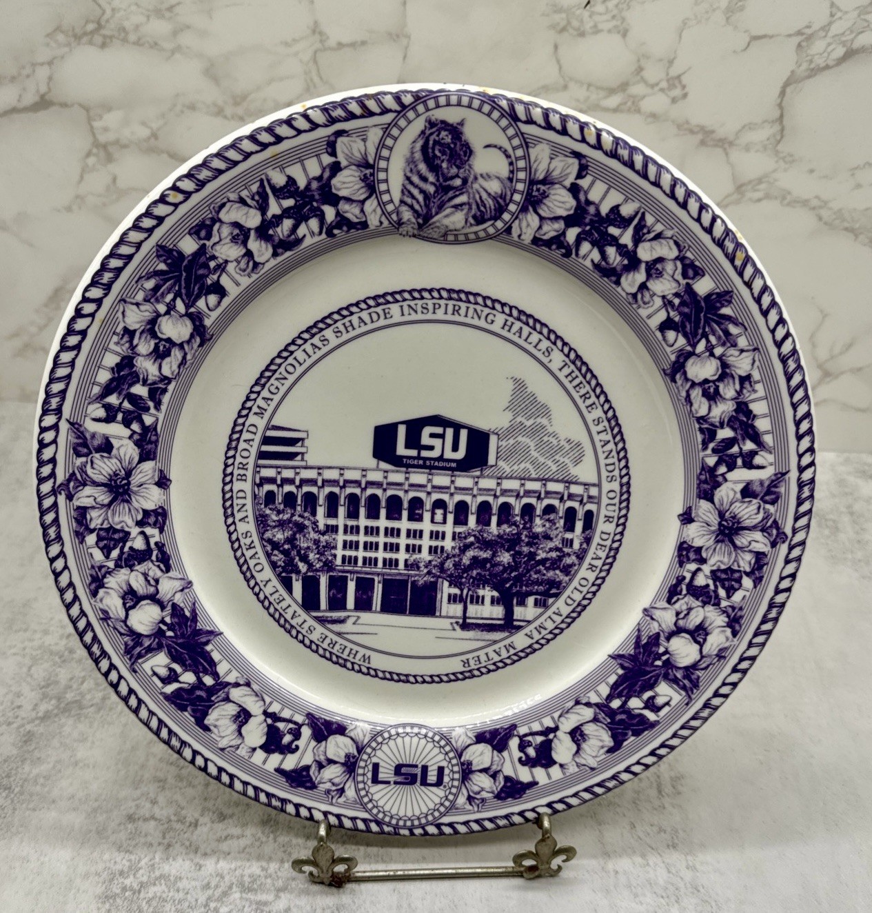 Louisiana State University Collector Plate 