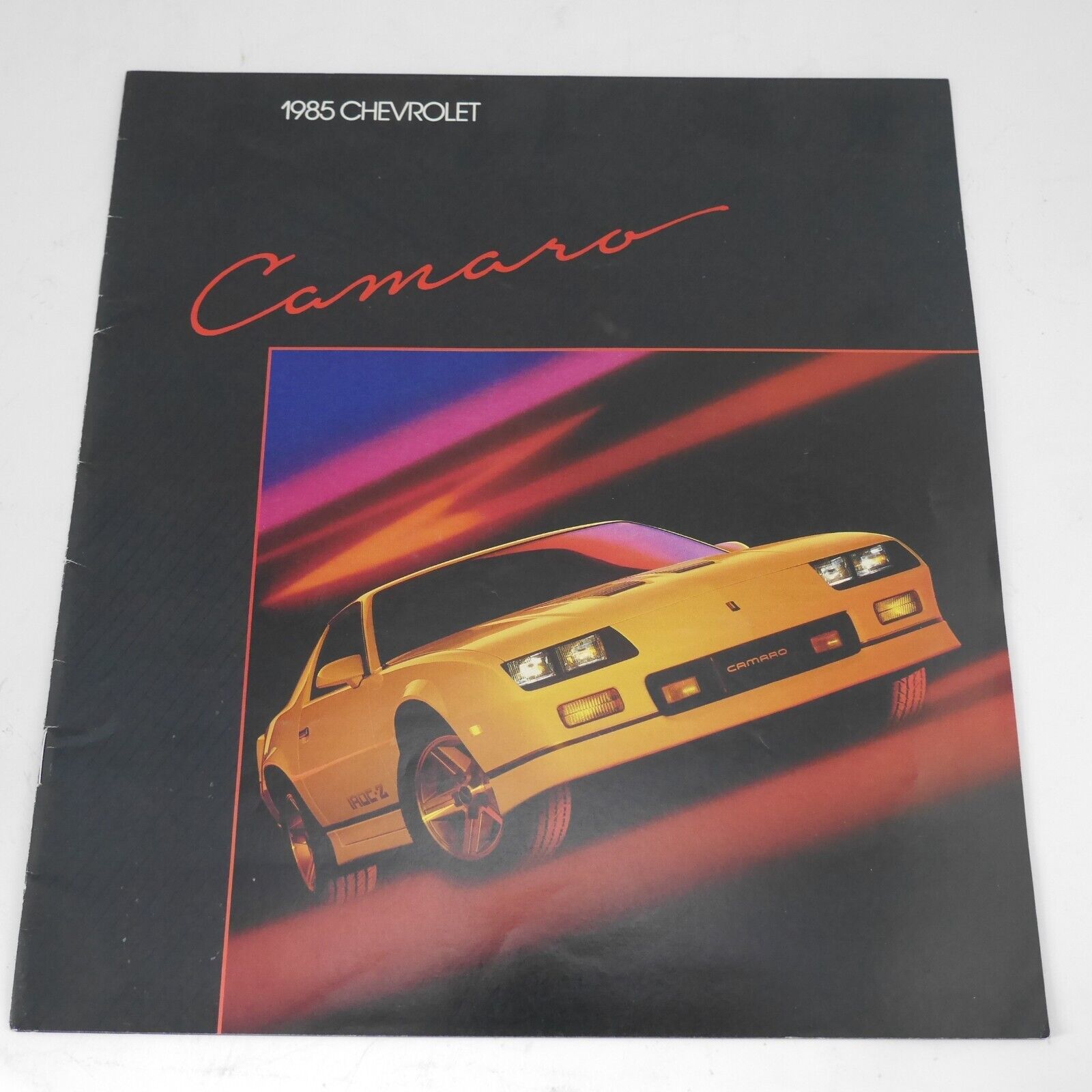 1985 Chevrolet Camaro Facts Features Catalog / Z28 Berlinetta IROC-Z Sport Coupe