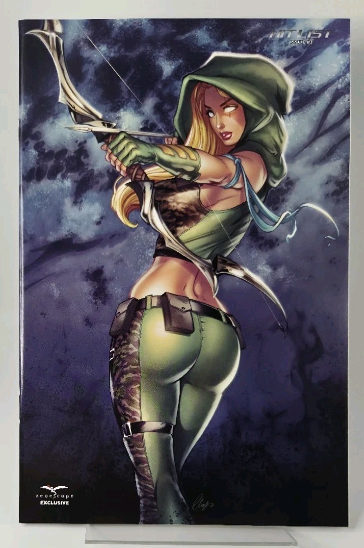 Hit List #3 Zenescope Exclusive Elias Chatzoudis Robyn Hood Cover 2013 /350