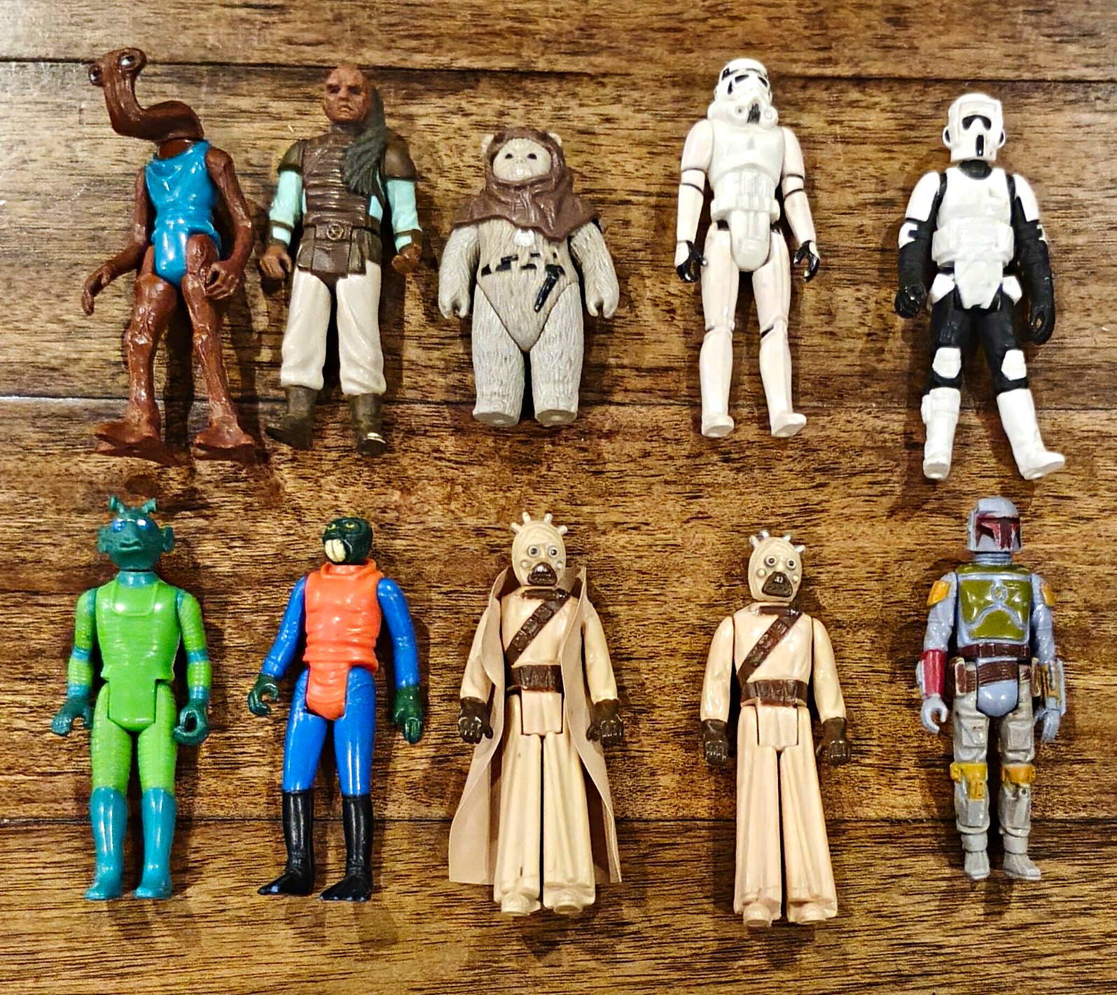 Vintage Star Wars Kenner Action Figure Lot of 10 - 100% Original Authentic