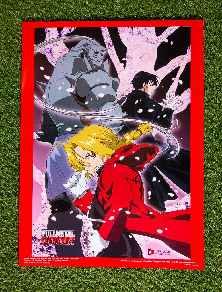 Fullmetal Alchemist Poster #3415 Funimation Vintage 2004 Future Anime 23x31.5