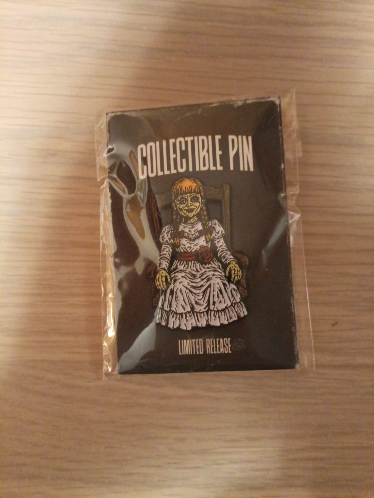 Zobie Fright Limited Release Annabelle Enamel Pin 99/300