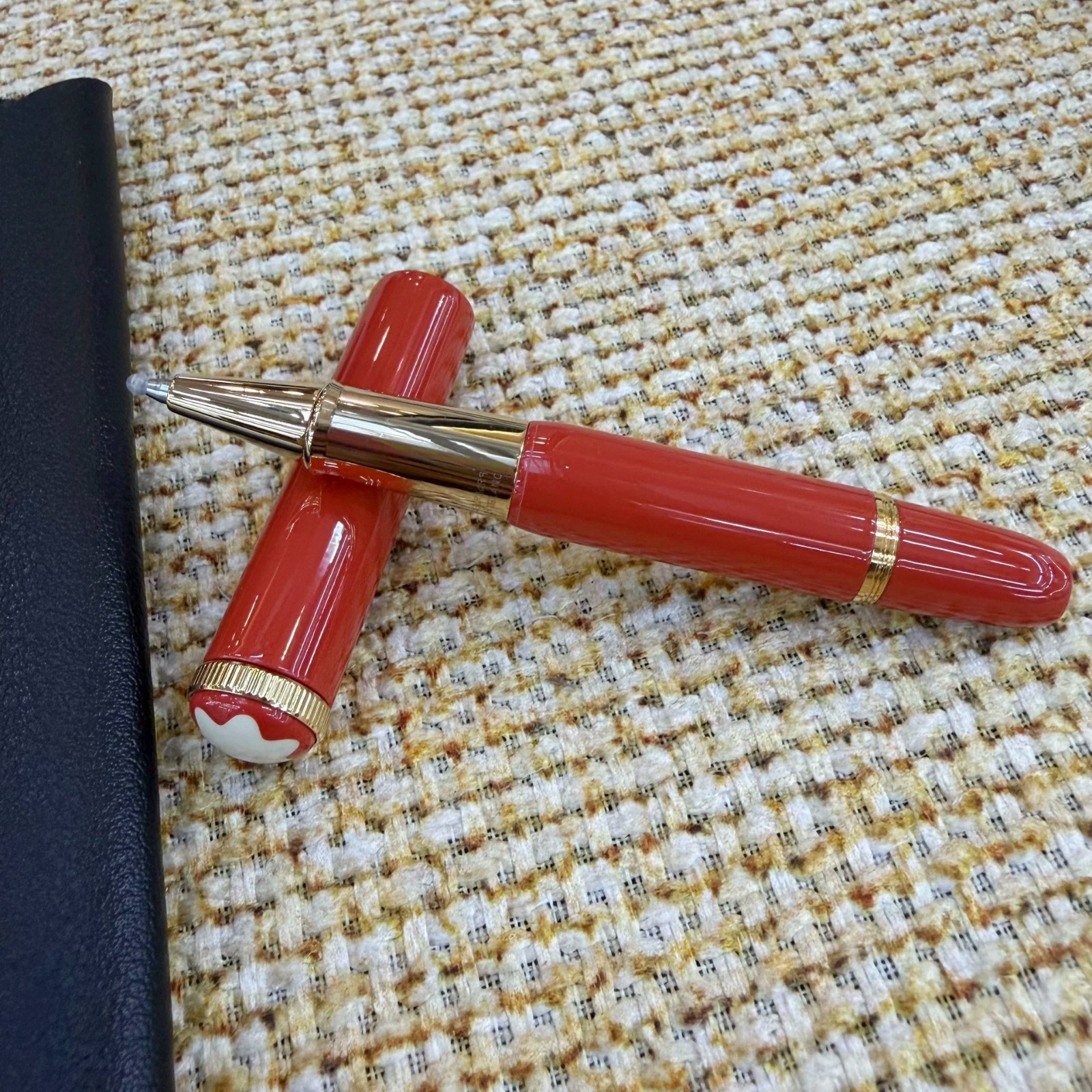 Montblanc Schreiberling Baby Mini Red Rollerball Pen With Box