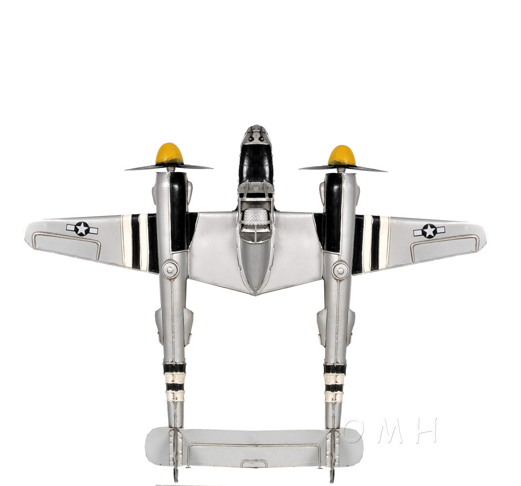 1940s U.S. Twin-Engine Fighter Plane iron Model Airplane