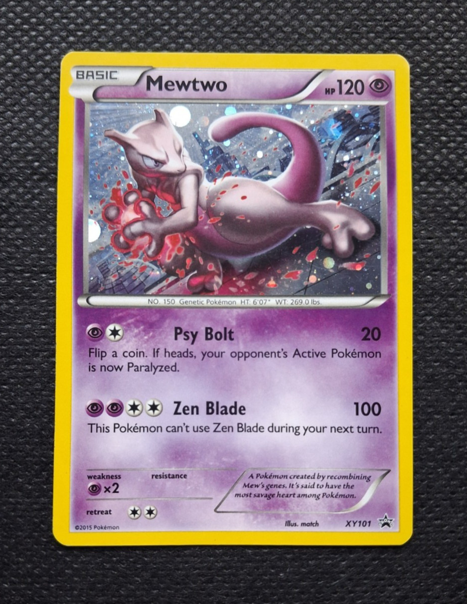 Pokémon TCG Mewtwo XY XY101 Holo Promo 2015 MP