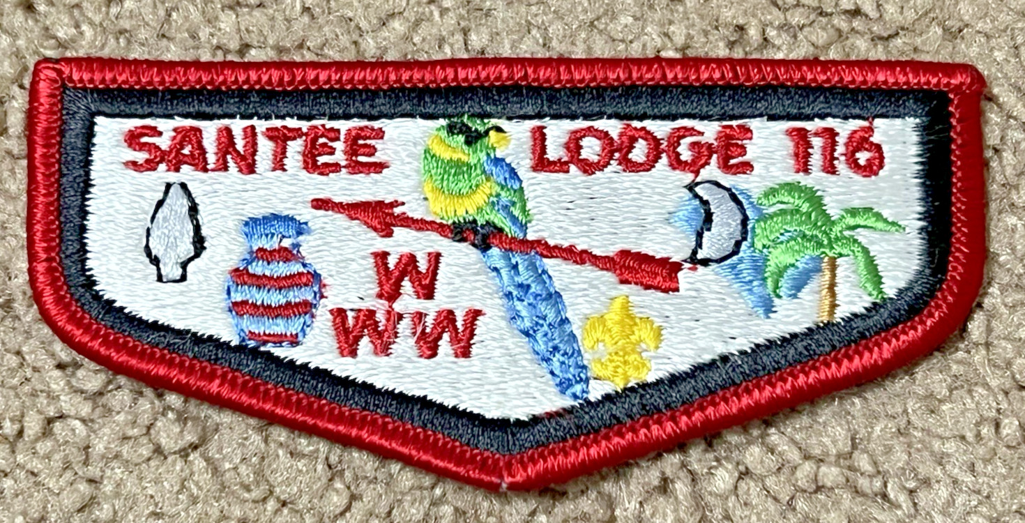 Santee Lodge 116 S7 Moritz Flap Pee Dee Area SC OA Order of the Arrow