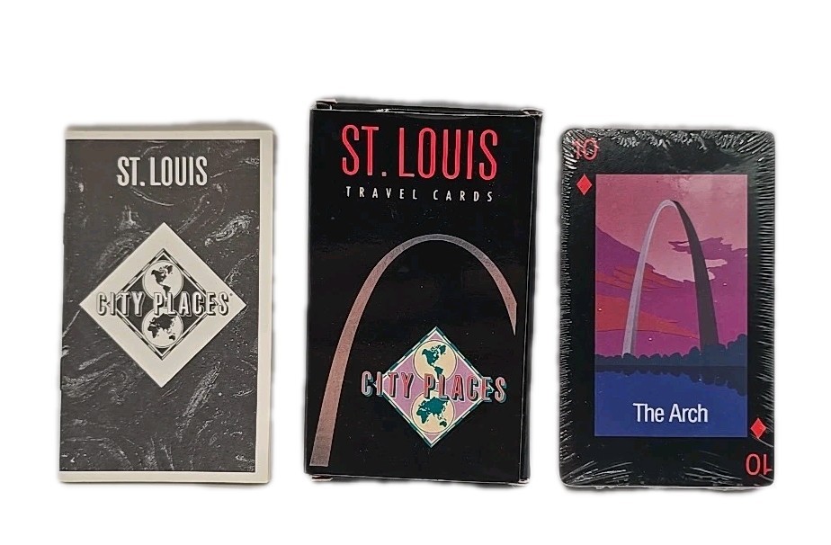 Vintage St Louis City Places Travel Cards U56