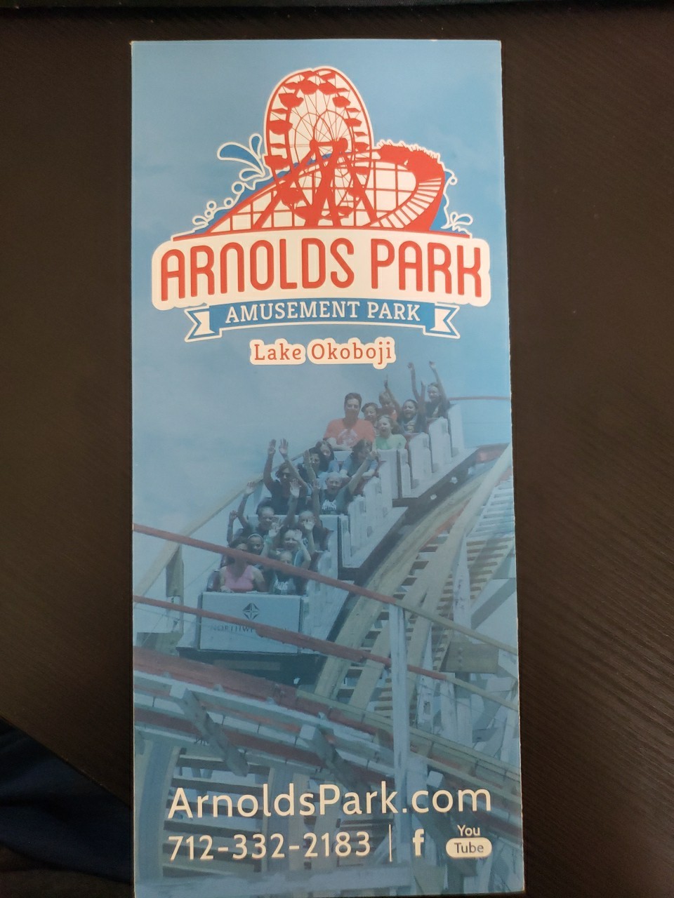 2014 Arnolds Park Amusement Theme Park Brochure Map Guide 2014 Arnolds Park Amusement Theme Park Brochure Map Guide