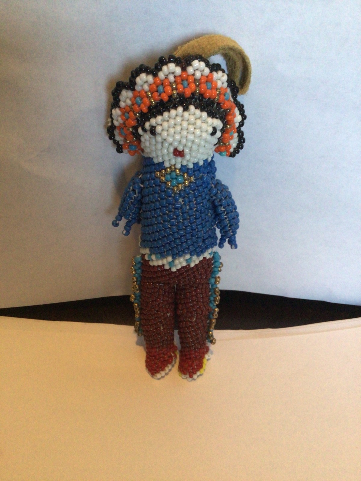VINTAGE ZUNI BEADED TRADITIONAL Figure 5-1/ 8\