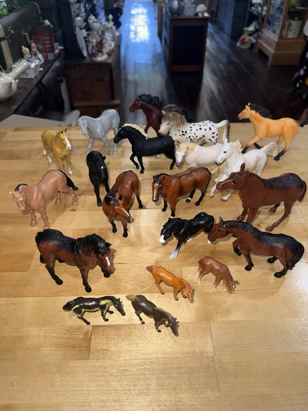 Lot Of 20 Play or Display Horses Toys