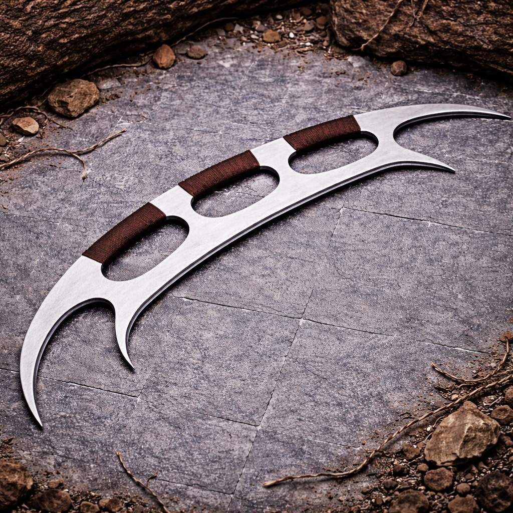 Handmade Star Trek Klingon Bat'leth Sword – Cosplay Display Collectible & Gift