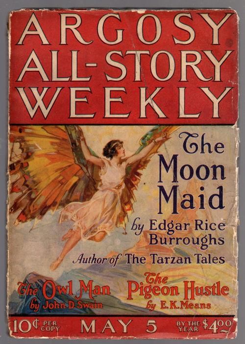 Argosy May 5 1923 Burroughs - The Moon Maid pt. 1