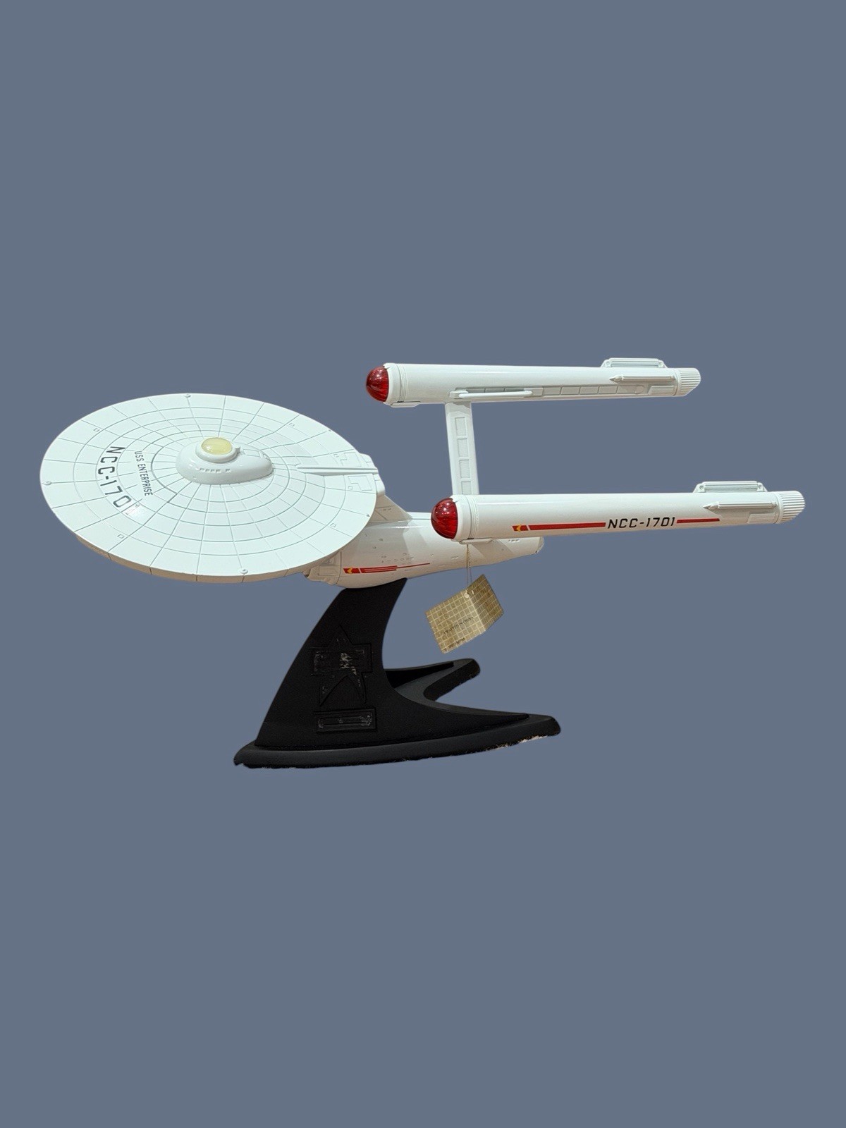 Vintage 1991 Franklin Mint Star Trek USS Enterprise NCC-1701 Die-Cast Display