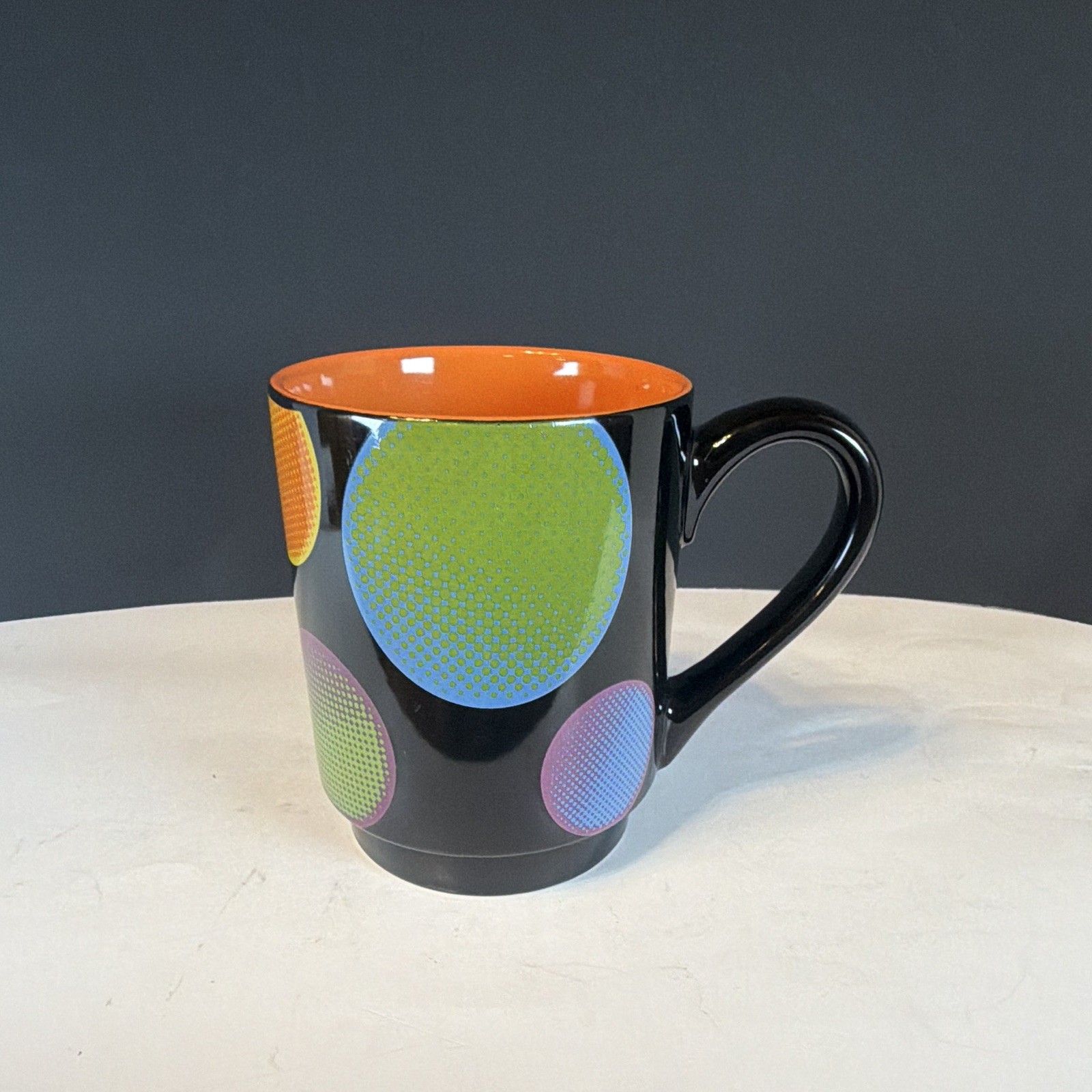 Retro Med Century Polkadot Coffee Mug