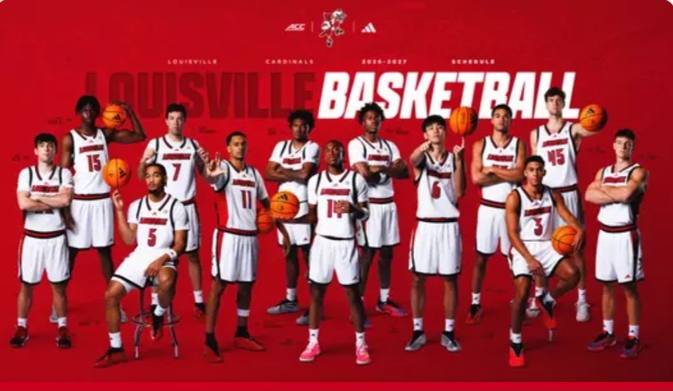 2026-27 University of Louisville Cardinals Basketball Schedule Poster #GOCARDS 2026-27 University of Louisville Cardinals Basketball Schedule Poster #GOCARDS