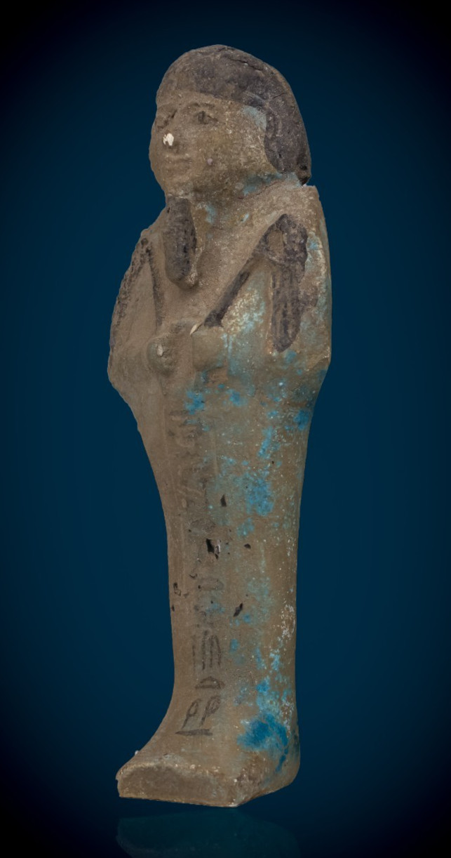 Ancient Egyptian Faience Ushabti Shabti Rare Funerary Artifact Figurine