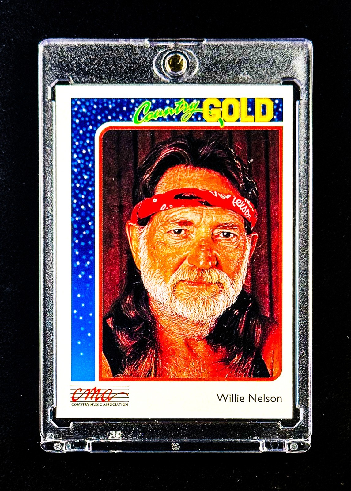 Willie Nelson RARE COUNTRY GOLD MUSIC CARD