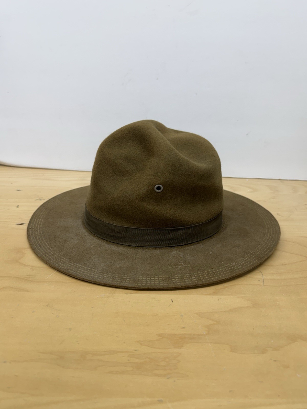 WWI era Hat 5 Stitch Brim United Hatters of North America Pre 1934 tag Size 7 WWI era Hat 5 Stitch Brim United Hatters of North America Pre 1934 tag Size 7