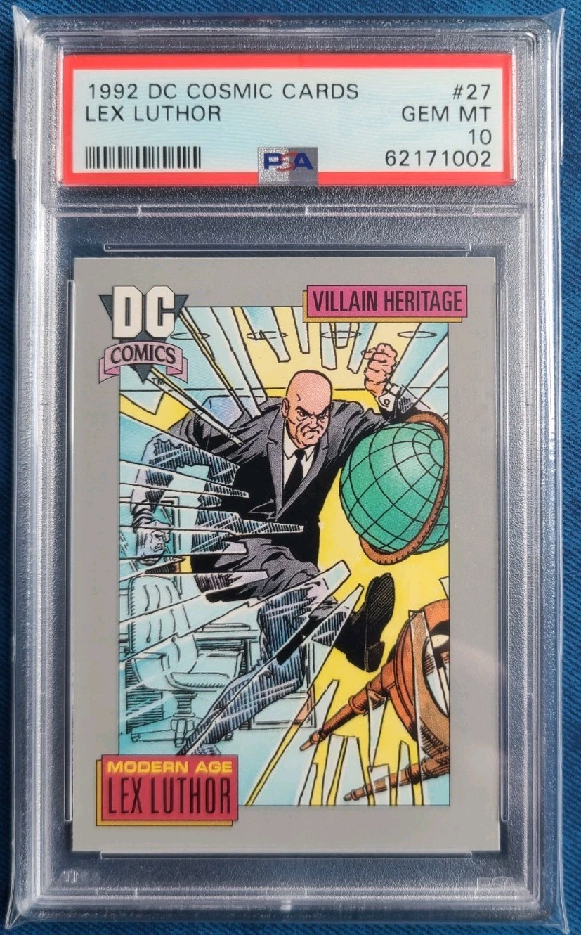 1992 DC Comics Lex Luthor PSA 10 GEM MINT Card #27 DC Impel Modern Age 1991-1992