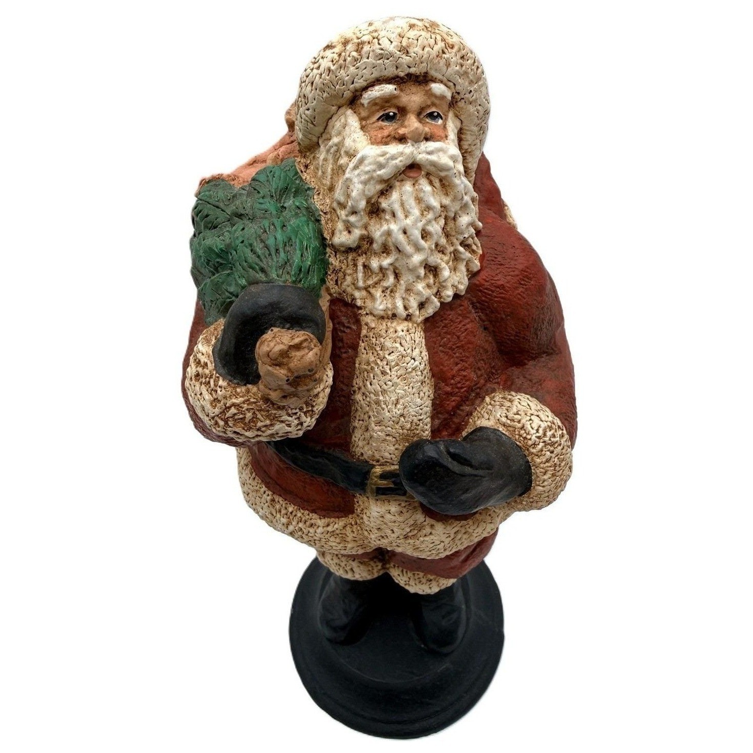 Vintage 1992 Delpha Jensen Signed Folk Art Santa 10