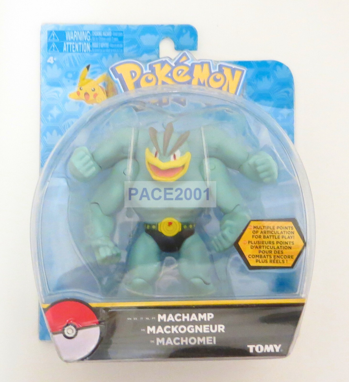 Tomy Pokemon Machamp 5 Inch Action Figure (New In Box)