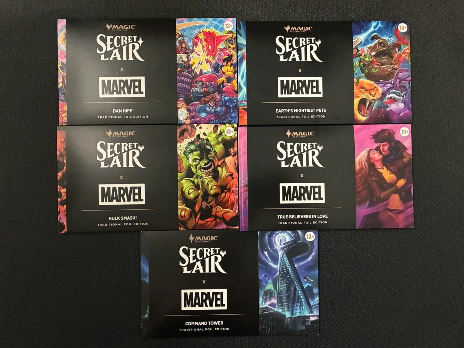MTG Secret Lair x A Perfectly Normal Marvel Bundle Foil Edition - With Promo