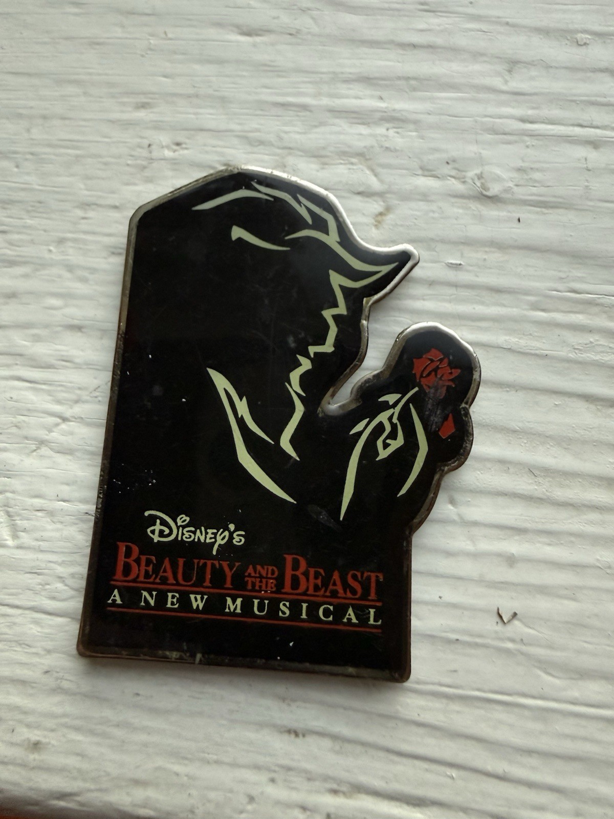 Vintage 1996 Disney's Beauty & the Beast The Broadway Musical Tile Magnet