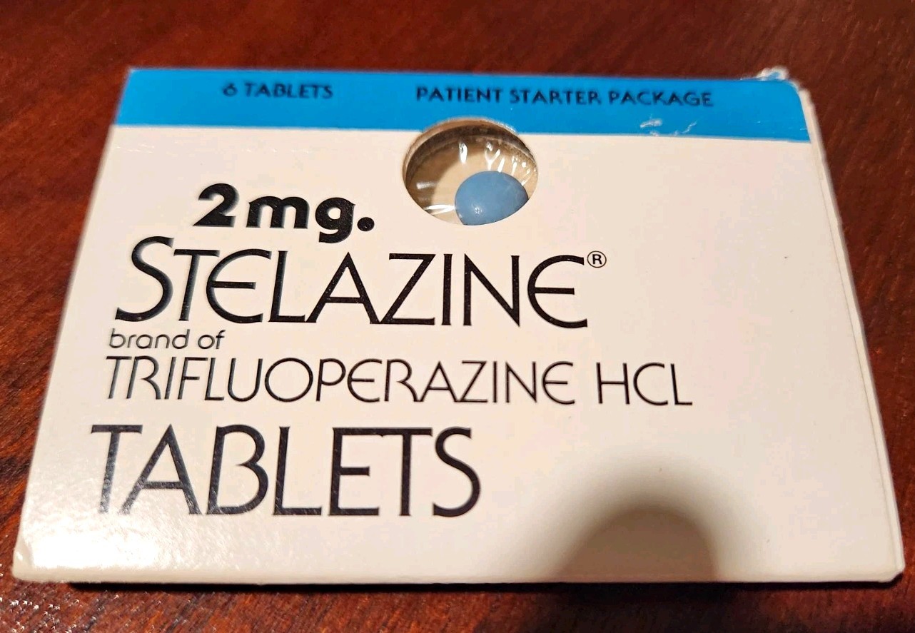 Vintage SK&F Anti-psychotic Stelazine Patient Starter Pack