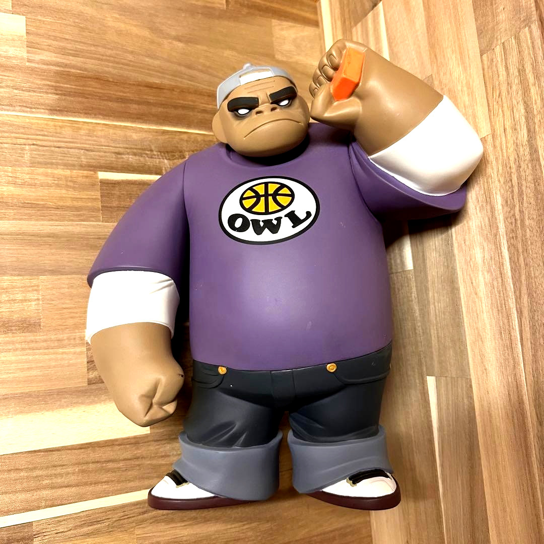 Gorillaz Kidrobot Russel Hobbs Red Edition Figure 11 Inch Art Toy