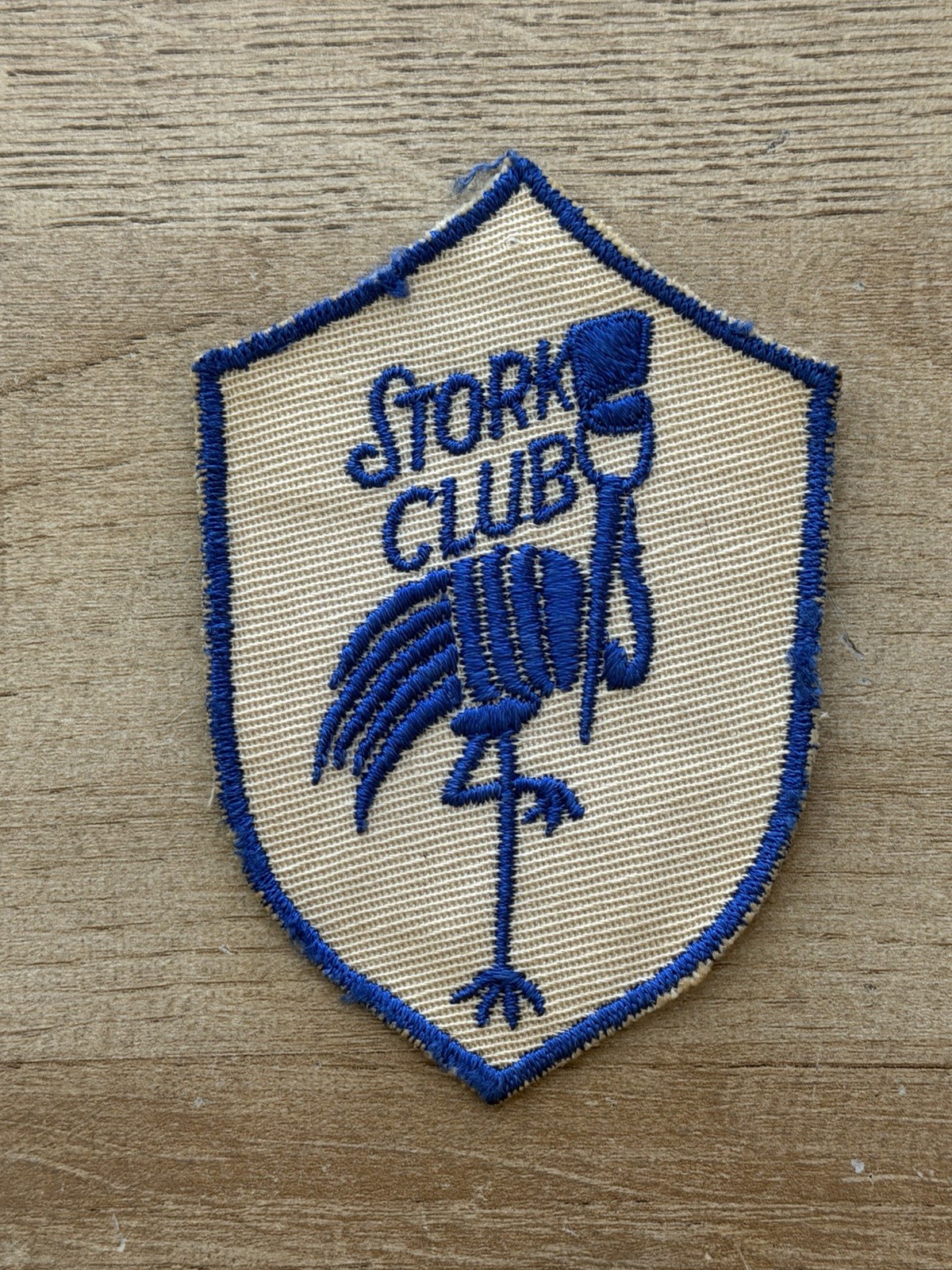 Stork Club Patch Vintage 1950s NYC Manhattan Bar Nightclub Celebrity Rare
