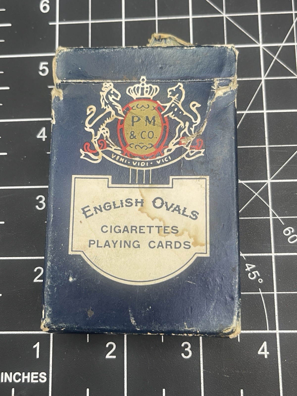 Vintage 1951 English Ovals Cigarettes Advertising Playing Cards PM & Co Deck