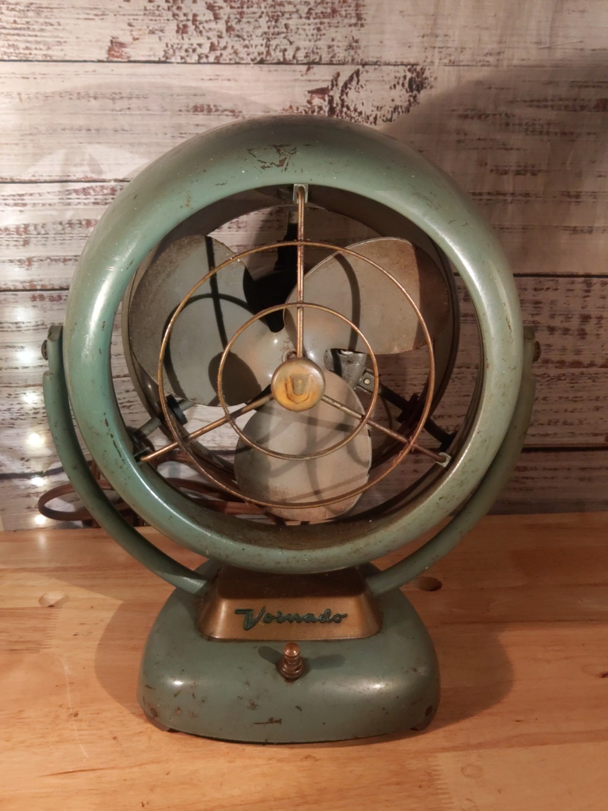 Vintage 8 Inch Vornado Metal Fan 2 Speed Works