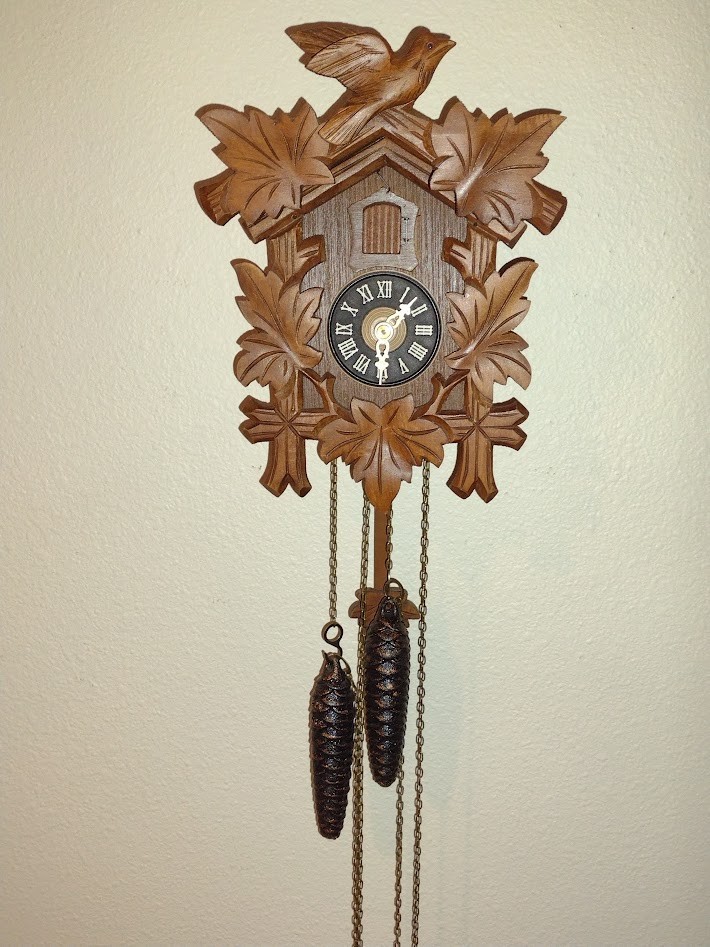 Vintage German Cuckoo Clock, Berbmaier & Klemmer