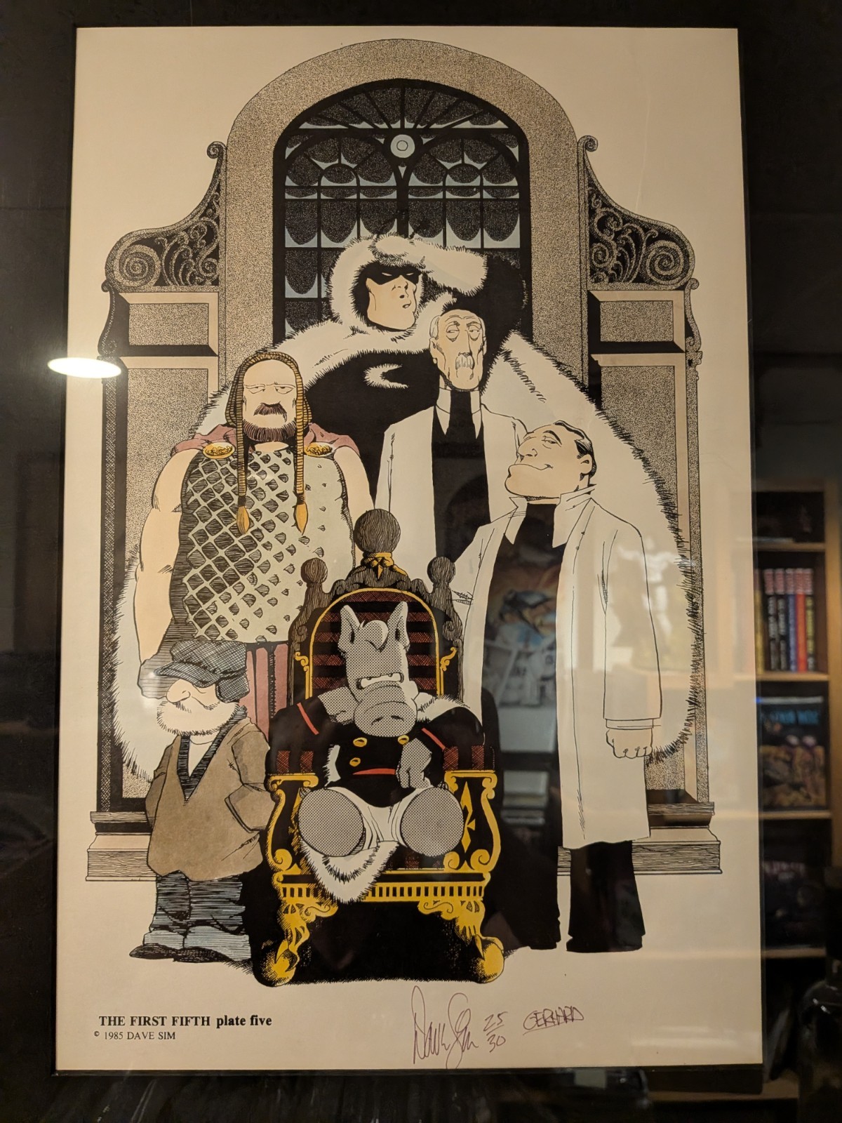 CEREBUS The First Fifth portfolio print (SCARCE) PLATE 5 (25/30) hand colored