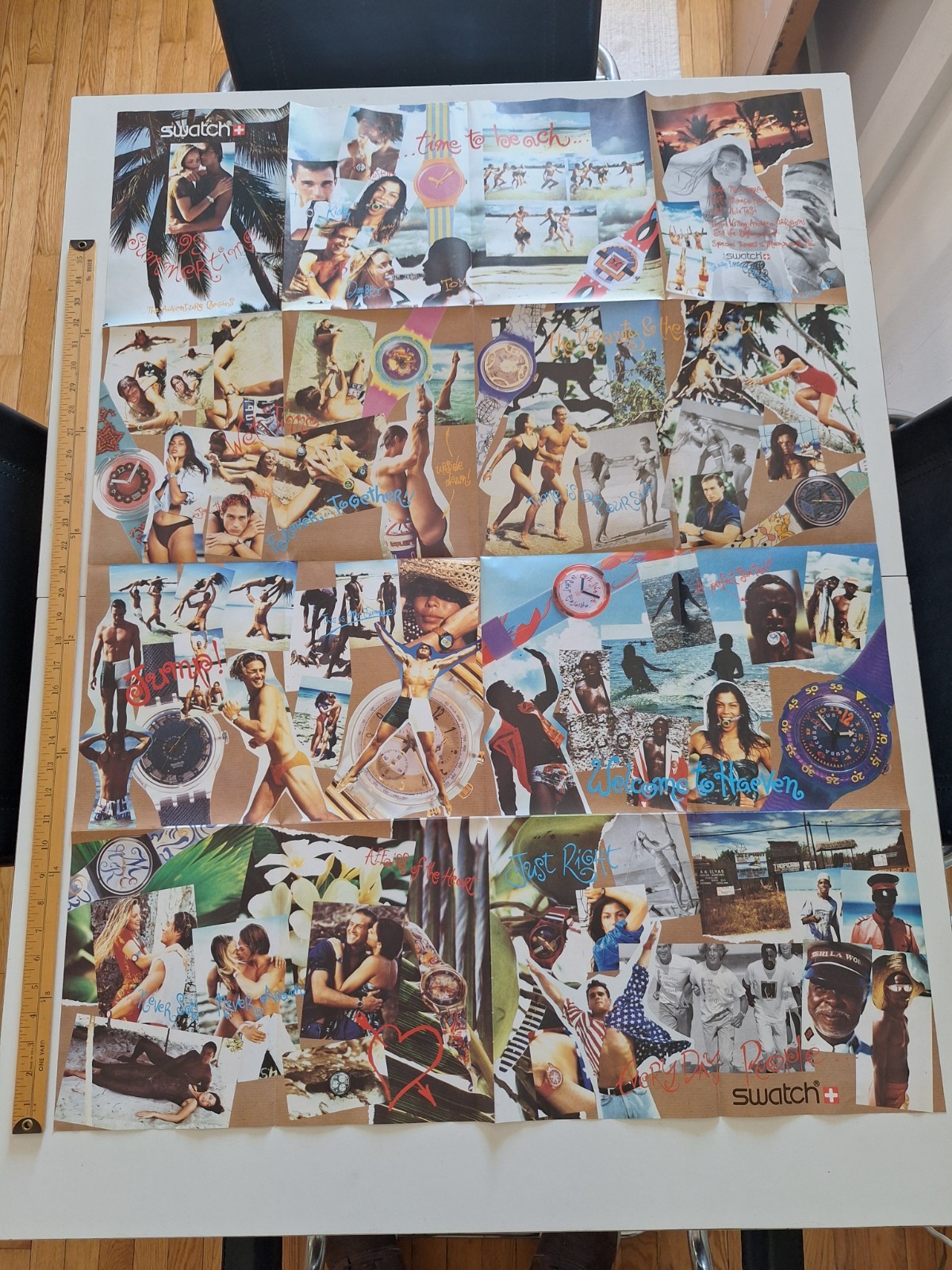 Swatch Watch Folded Poster Summer 1993 The Adventure Begins 43\