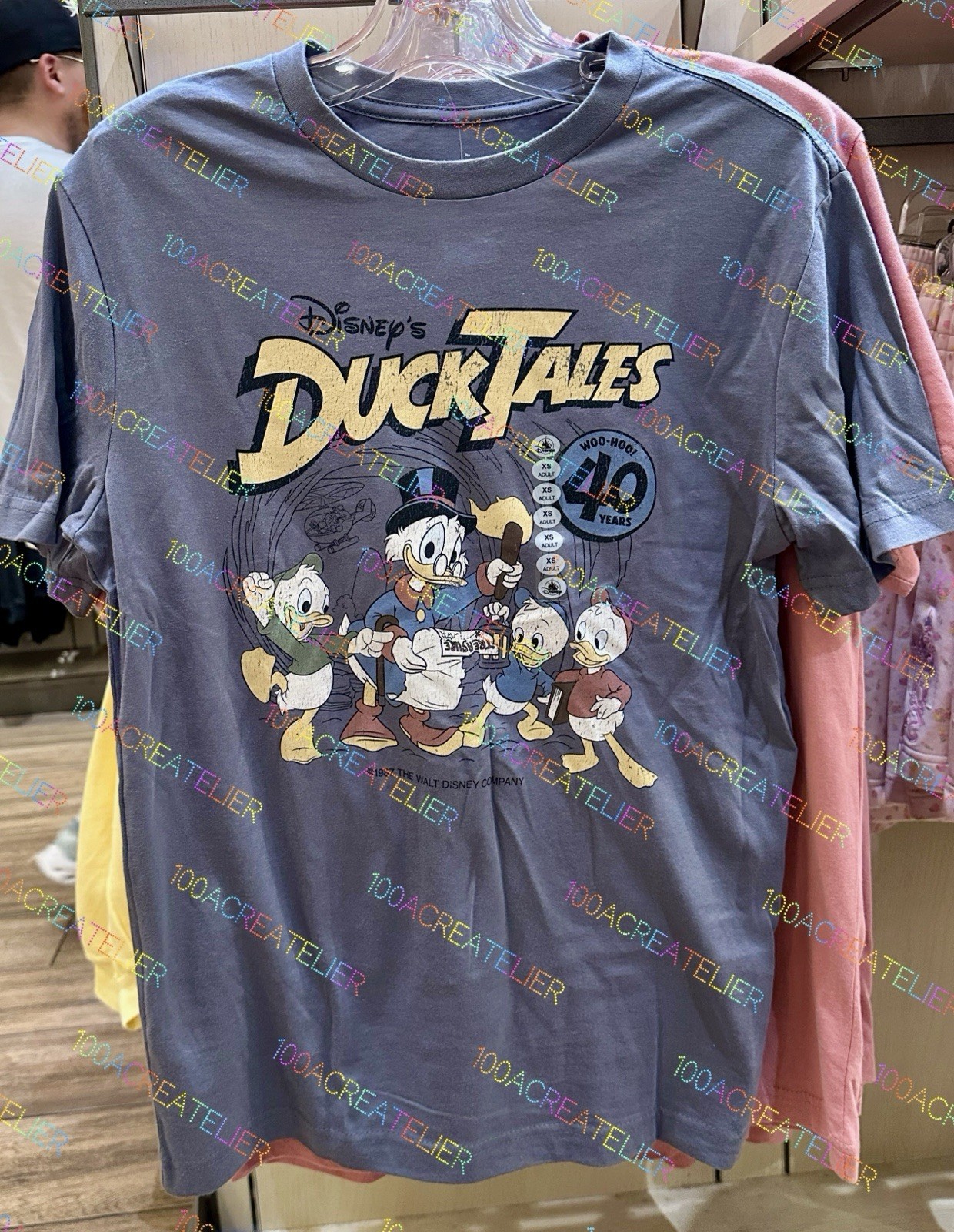Disneyland Duck Tales 40th Scrooge McDuck, Huey, Louie & Dewey T-Shirt ALL SIZE