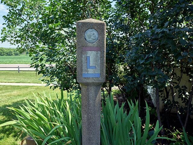 Missouri Valley Iowa 2016 Lincoln Highway Marker Harrison County Village