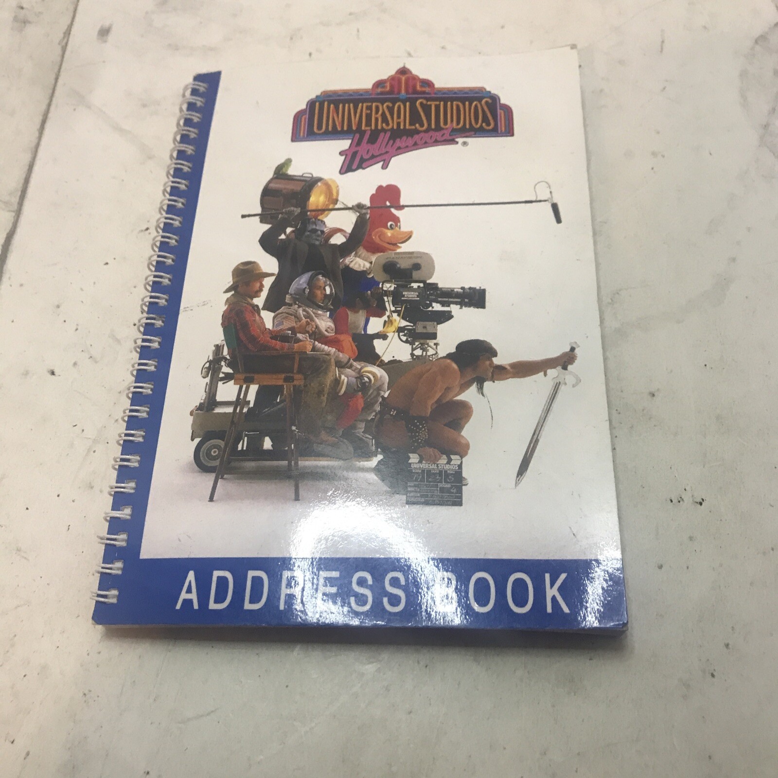 RARE VINTAGE 1995 UNIVERSAL STUDIOS HOLLWOO￼D SOUVENIR ADDRESS BOOK ET KING KONG