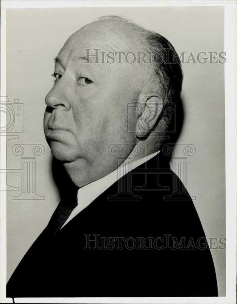 1985 Press Photo Master of mystery and suspense Alfred Hitchcock - kfx04698