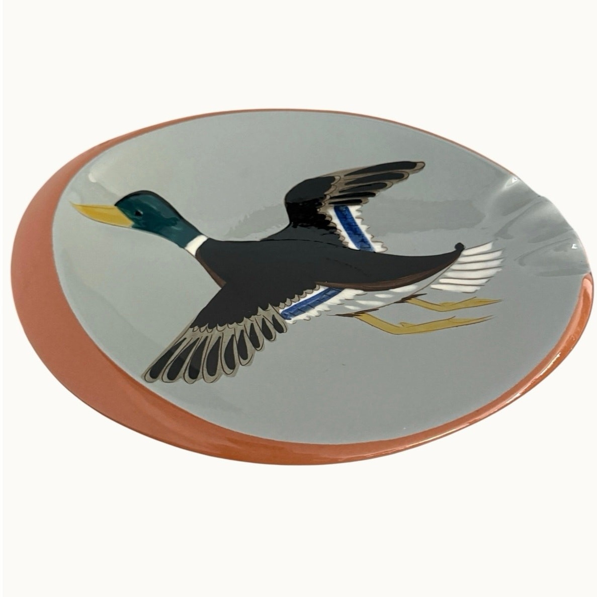 Vintage Stangl Pottery Mallard Duck Ashtray 3926C Sportsman 1950s Cabin Decor