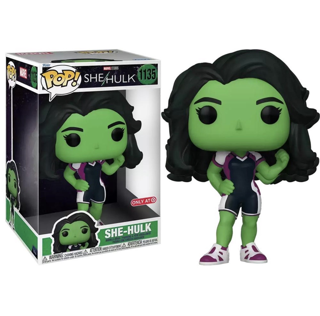 Funko Pop Marvel She-Hulk Series Vinyl Bobblehead Figure #1135 Jumbo 10” NIB