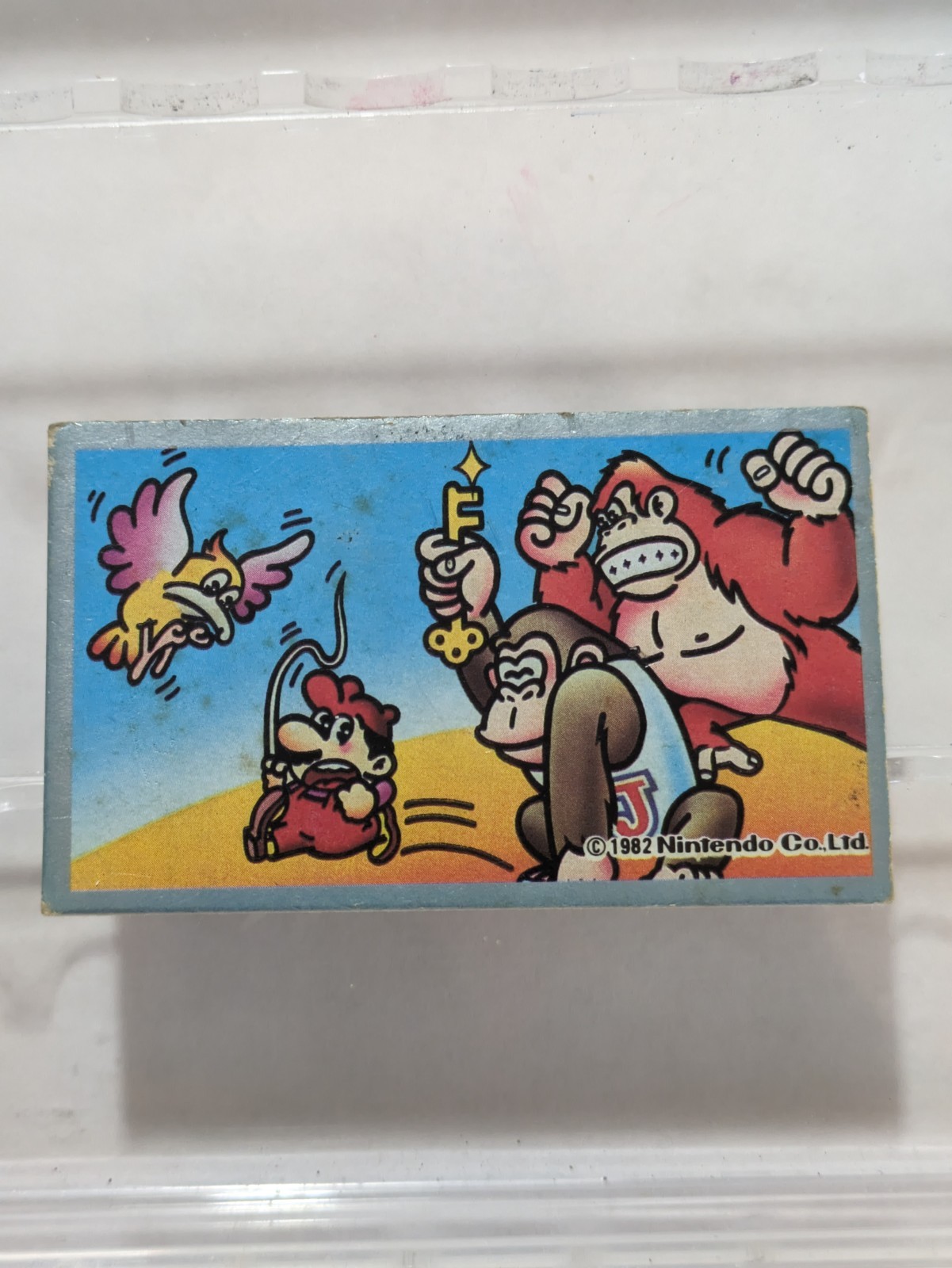 vtg Rare 1982 Amada Donkey Kong Jr. Rookie Menko Card - Early Mario