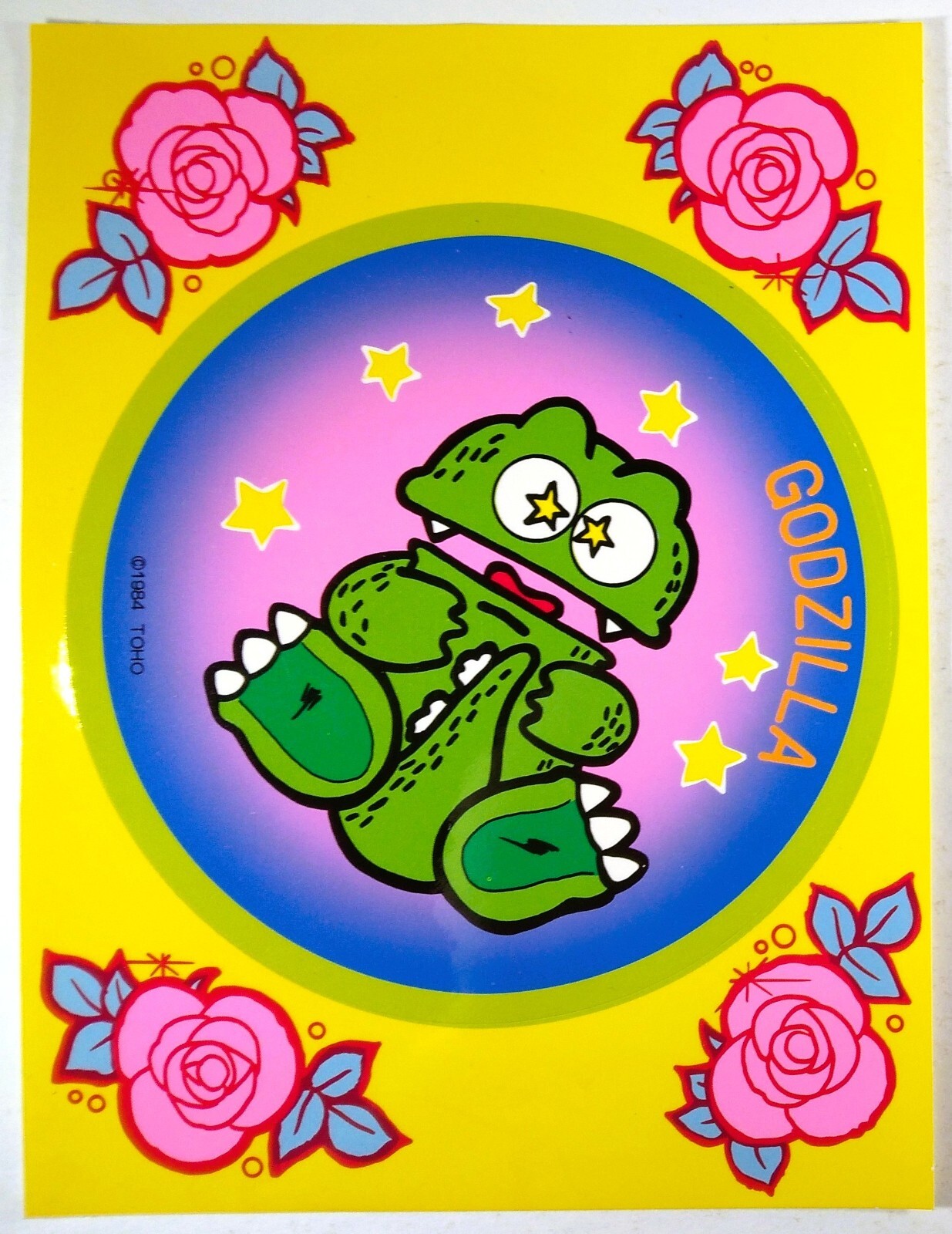 🌹💖 GODZILLAND 1984 VINTAGE UNUSED 6.5 X 5\