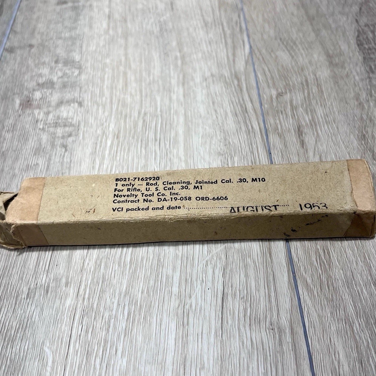 M1 Garand Cleaning Rod .30 Cal Jointed M10 NOS Boxed 1953 Korean War Era USA