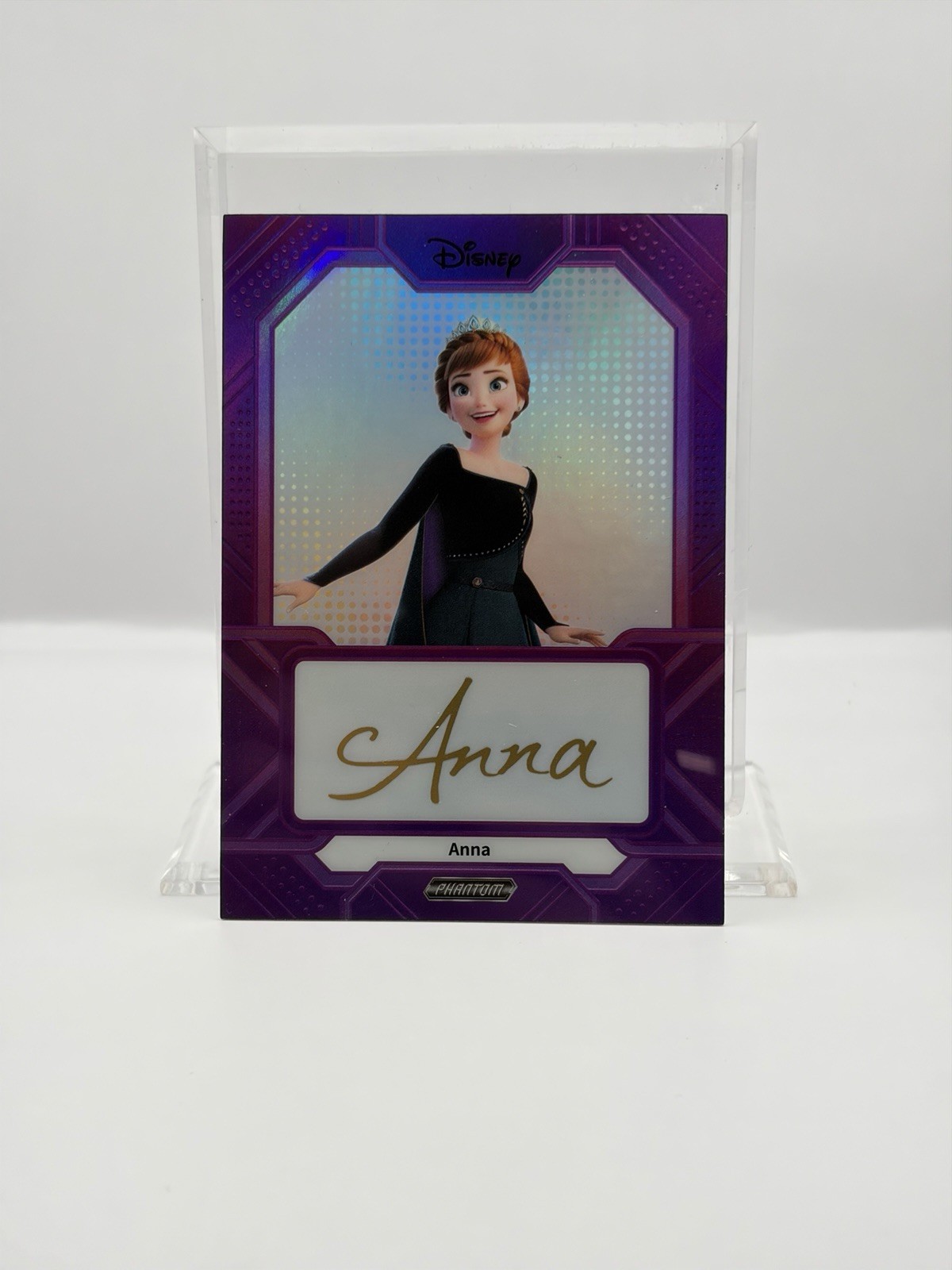 2025 Disney Kakawow Purple Holo Memorabilia #PD-SIP-08 ANNA (AUTO #\'d / 115)