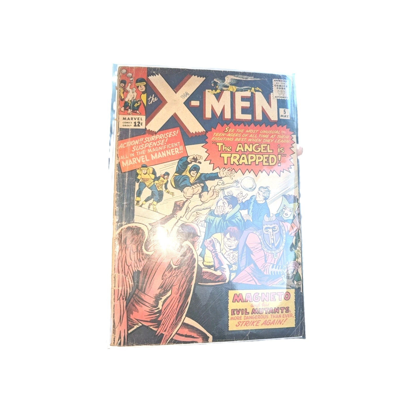 OG X-Men #5 (1964) Marvel Comics Qualified 2nd Scarlet Witch Magneto Cyclops